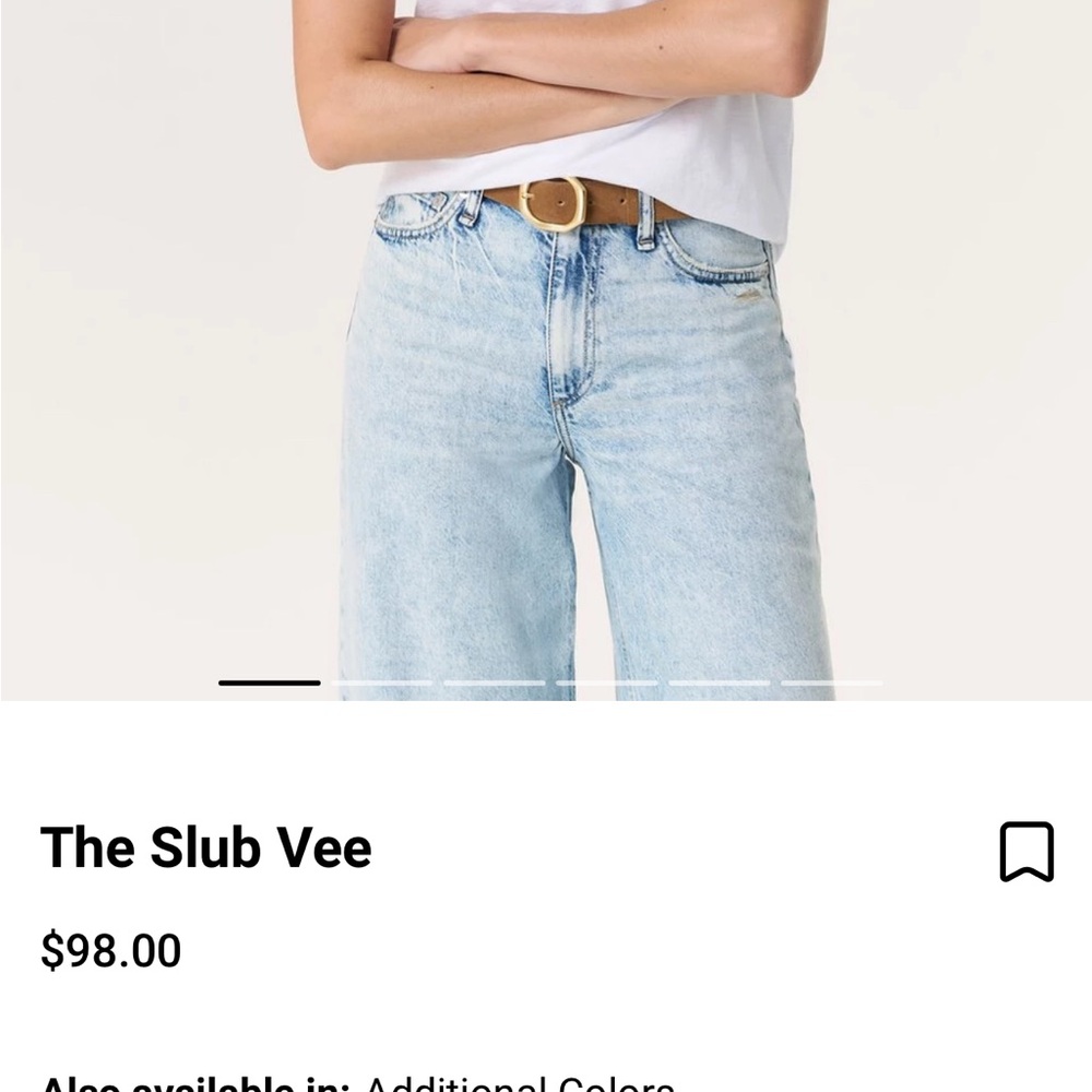 Rag & Bone V Neck White Tee